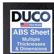 Duco Plus ABS Plastic Sheets Textured Plastic Front Heat Moldable for DIY Use