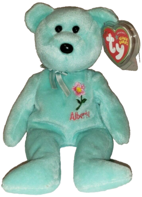 アクリルスタンド Beaniebaby Ty Beanie Baby - ALBERTA WILD ROSE Flower Bear (Canada Exclusive