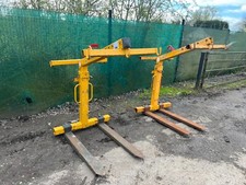 Probst Pallet Fork Grabs 2000kg Lifting Attachment Digger Crane Eichinger