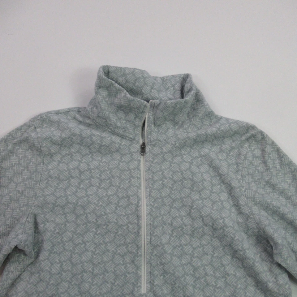 Suéter Columbia Mujer Mediano Manga Larga Cuello Alto 1/4 Cremallera Foto 2 de 4