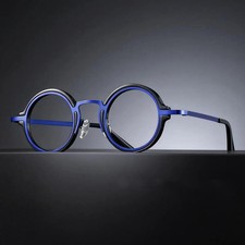 Ultra-light TR90 Metal Eyeglass Frame Retro Round Men's Women's Eyeglass Frame