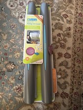 BRICA Keep it Cool 2 Pack Reflective Car Window Shades Gray Silver Baby Comfort
