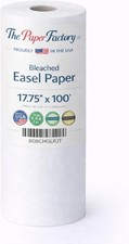 Durable Art Easel Paper Roll 17.75" x 100 Feet - for Kids Crafts, Ding
