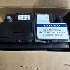 Genuine Volvo Battery VRLA/AGM 12V 70AH 760CCA 31652067 