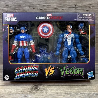 Marvel Gamerverse Captain America Vs Venom SEALED Marvel Legends Series