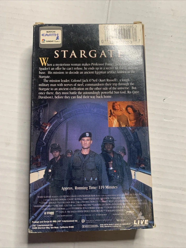 Stargate (VHS, 1995) - Image 3 of 4