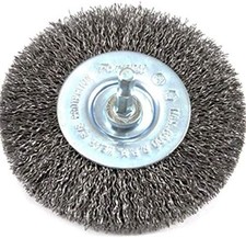 Forney 72739 Wire Wheel Brush Coarse Crimped 4 Inch Hex Shank