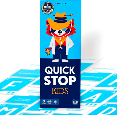 QUICKSTOP Kids - Kartenspiel für Kinder und Familien - Alter 7+ - 2 bis 7 Spielen