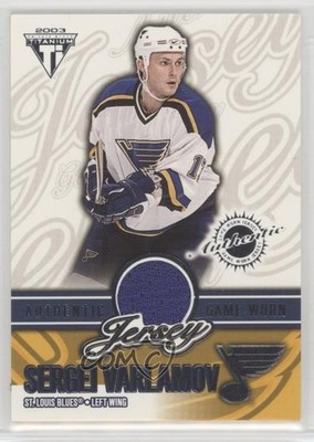 2002-03 Pacific Private Stock Titanium Retail 3/150 Sergei Varlamov #60 0m8e