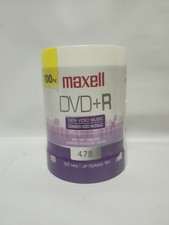 Maxell DVD R 4.7GB 120 Min 16X Blank Media Recordable Discs 100 Pack Spindle