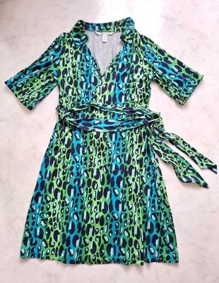Diane von Fürstenberg Wickelkleid Wrapdress US12 DE40 42