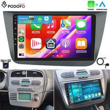 9" Autoradio NAVI Für Seat Altea XL 2004-2015 Toledo Android 15 GPS WIFI BT +Kam
