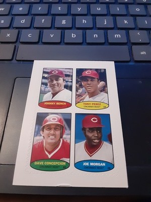 2023 Topps Heritage Reds Stamps #74BS13-16