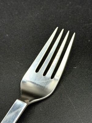PYRAMID BY GEORG JENSEN STERLING SILVER FORK NO MONOGRAM 6 3/8