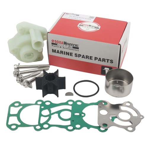 Yamaha 2-Stroke 70 75 80 85 90 HP Water Pump Impeller Kit W/Housing 692-W0078-00 - Foto 7 di 10