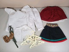 Pleasant Company American Girl Clothing Lot Shoes Hangers Skirts
