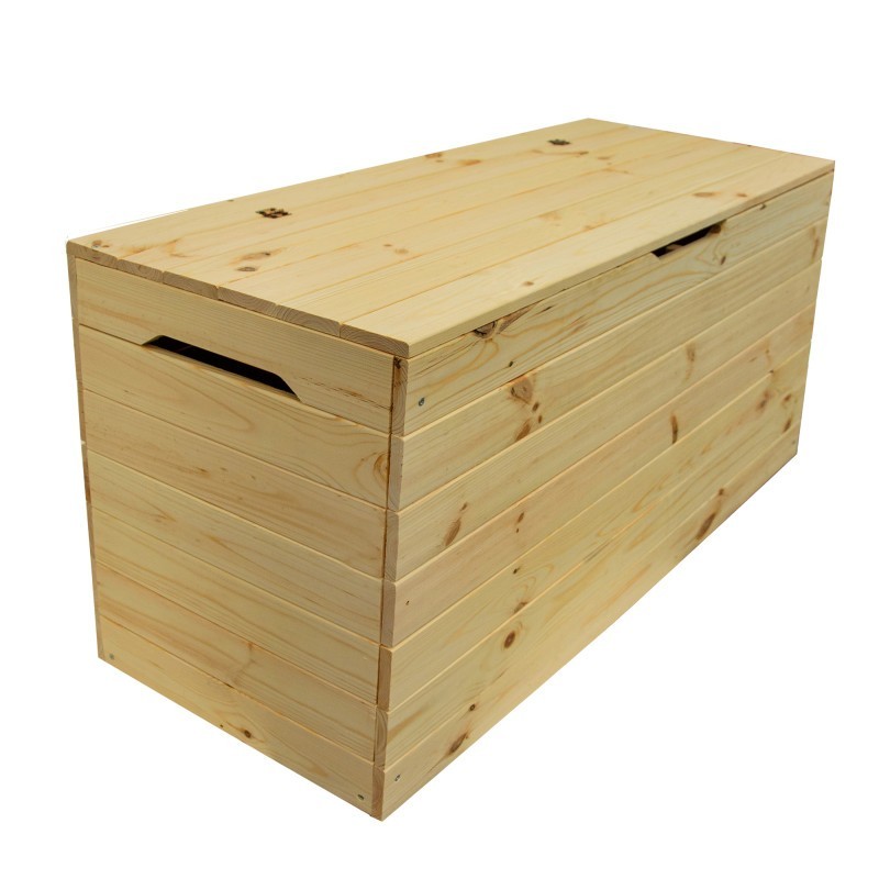 4iQ Große / Kleine PINEBOX Kiste aus Holz 2 VARIANTEN 200L / 88L