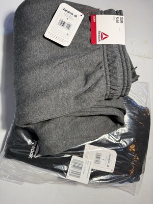 Reebok Men s Size Small Athletic Joggers, Slim Fit, 2 Colors