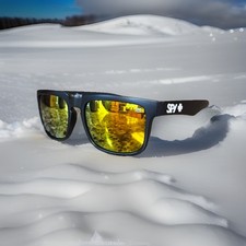 NEW SPY  OPTICS Sunglasses In Black Fire Lense KEN BLOCK 43 Helm PROMO UV400