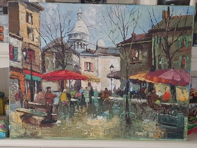 Ölgemälde Sacre-Coeur PARIS
