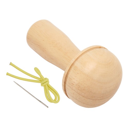 Darning Mushroom Kit Wooden Darning Mushroom Needle Sewing Tools - Picture 2 of 24