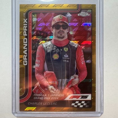 Charles Leclerc DOTD Gold /50 - #125 - 2025 Topps Chrome F1 Logofractor