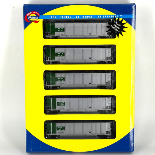 Cooperativa eléctrica asociada HO Athearn 93052 AECX Bethgon Coalporter con carga de carbón | Condition: Used