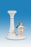 Kerzenhalter Engel Am Himmelstor Weiß Ohne Krone HöHe 6Cm NEU Kerze Kerzenlicht
