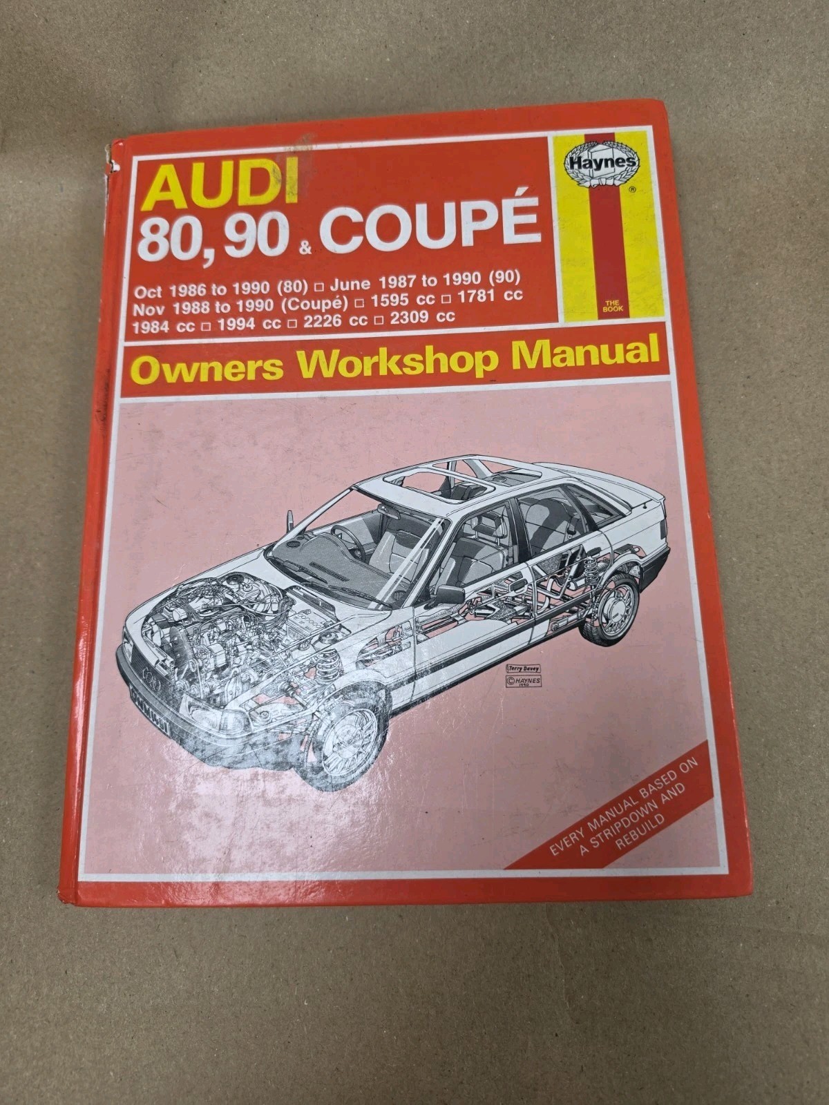 Audi 80, 90, Coupe 1986-1990 Haynes Owners Workshop Manual (S2)