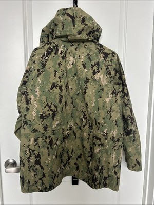 US Navy Working Uniform NWU Type III Parka Mens Medium X-Short