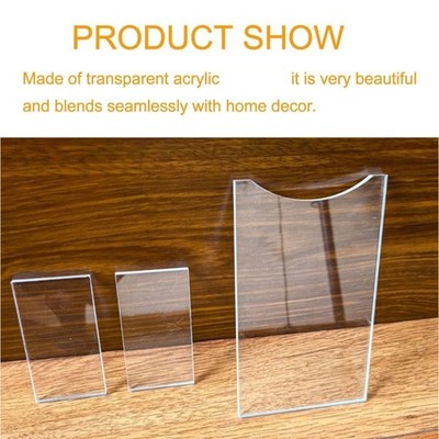 Acrylic Clear Bumper Pads Adjustable Couch Stopper Mattress Sofa Wall Guard