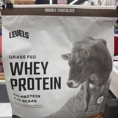 Levels - Grass Fed - Whey Protein - Protein Powder - Double Chocolate - 5.64 lbs