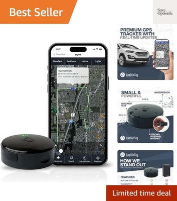 GPS Tracker - Made in the  from Domestic & Imported Parts. Long Battery, Magn...