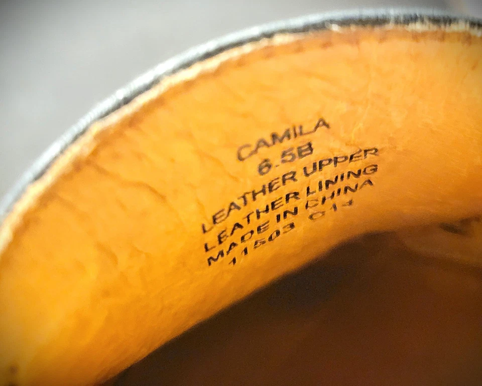 Ralph Lauren Womens Camila Driving Loafer 6.5B Black Leather Classic Casual - Image 4 of 4