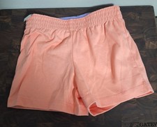 Wonder Nation Girls Shorts XS 4-5 Fresh Salmon Peach Purple Waistband NWT