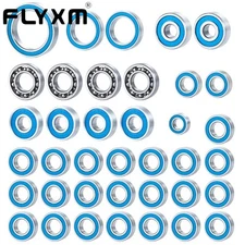 FLYXM 38 Pcs Rubber Sealed Bearing Kit Upgrade for Axial SCX10 III V3 Gladiator