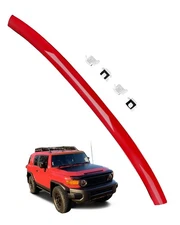 Front Top Windshield Upper Outer Moulding Trim For 2007-14 Toyota FJ Cruiser Red