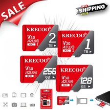 Krecoo Ultra SD Card 2TB 1TB 256GB 128GB SDHC Class 10 UHS-I-Wholesale Lot