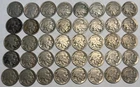 1938-D circulated ROLL of 40 Indian Head BUFFALO NICKELS. Last year issued. #1