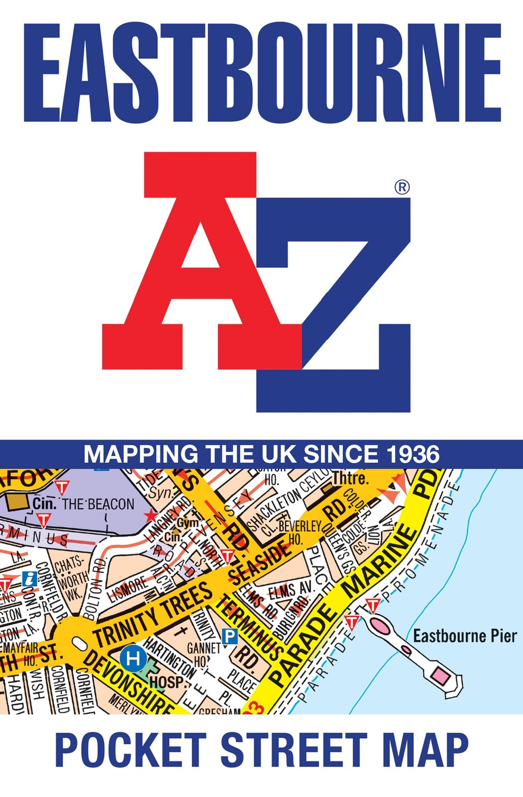 Eastbourne AZ Pocket Street Map by A-Z Maps - Image 2