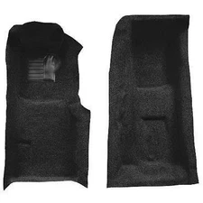 Black Cut Pile Front Carpet Set Manual 1971-1975 C3 Corvette