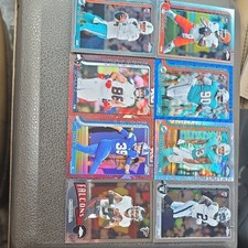 Topps Chrome 2024 NFL Football Card Lot of 8 Rookie Dolphins Browns Texans