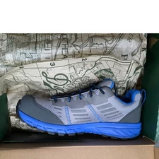 Danner Womens Non Metallic Comp Toe Safety Work Shoes Gray Blue Sz 7 US 12381