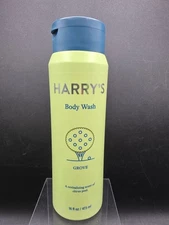 Harrys Grove Body Wash Citrus Peel Scent Gentle Formula 16 Fl Oz 473ml