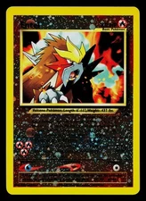 Pokemon Card - Entei  #34 Black Star WOTC Movie Promo Reverse Holo