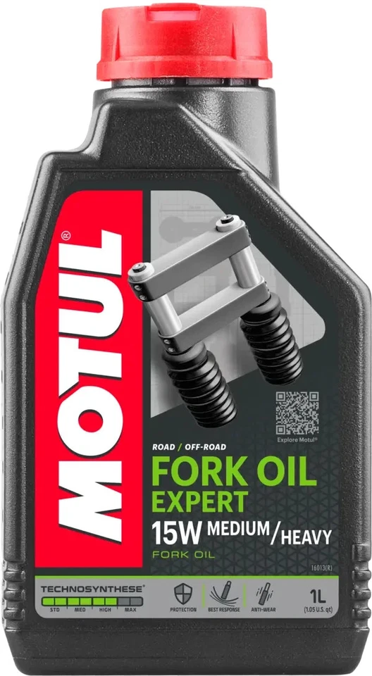 1 LT HUILE FOURCHE MOTO MOTUL FORK OIL EXPERT 15W M/H SEMI-SYNTHÉTIQUE UNIVERSEL - Photo 1/1