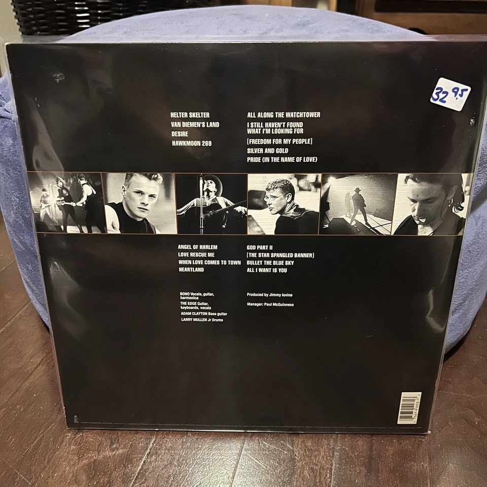 U2 - Rattle And Hum (1988 Island Records) Double Vinyl LP Gatefold - Image 2 of 4