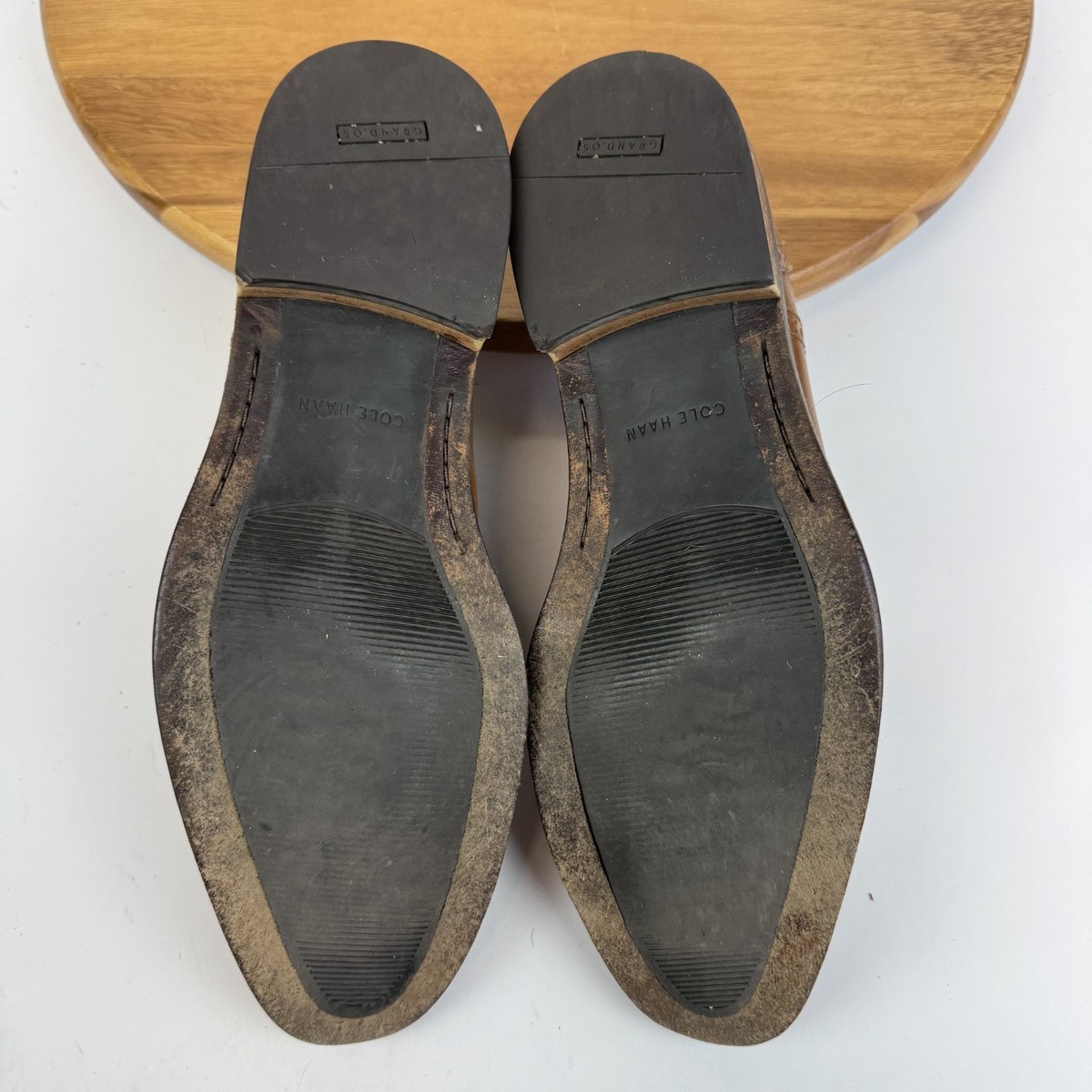 Mens Cole Haan Modern Classic Wingtip Brown Leather Dress Oxfords Shoes Size 9.5 Amazon.com | Cole Haan Men main image 2
