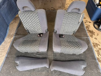 1998-2000 Toyota RAV4 Rear Seat Set Split Bench L & R Pair w/Bolster OEM #2308CN