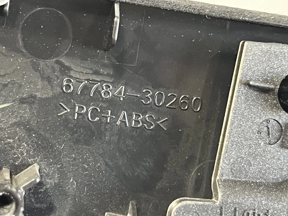 Lexus GS350 2013 2014 2015 manija de puerta interior trasera izquierda con moldura metálica Foto 3 de 3